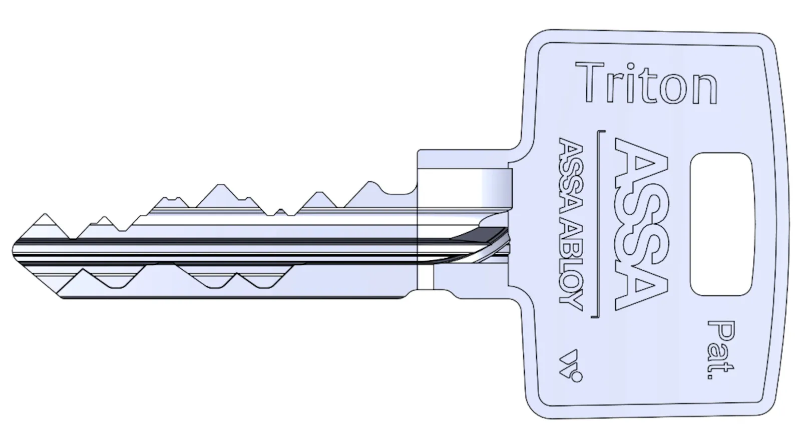 High-security cylinder Triton 5900