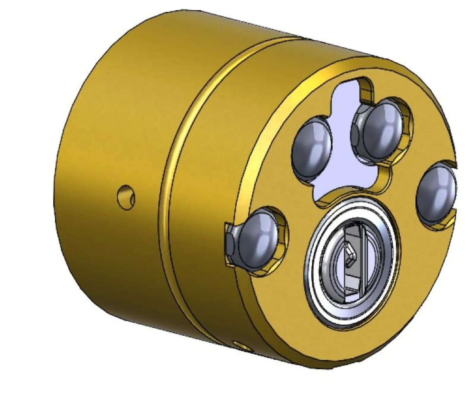 Электронный цилиндр высокой безопасности eCLIQ EC300/EC500