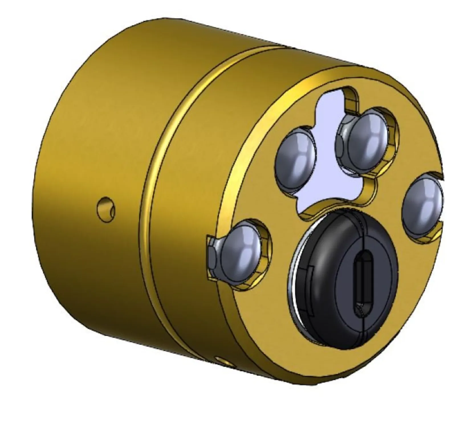 Электронный цилиндр высокой безопасности eCLIQ EC300/EC500