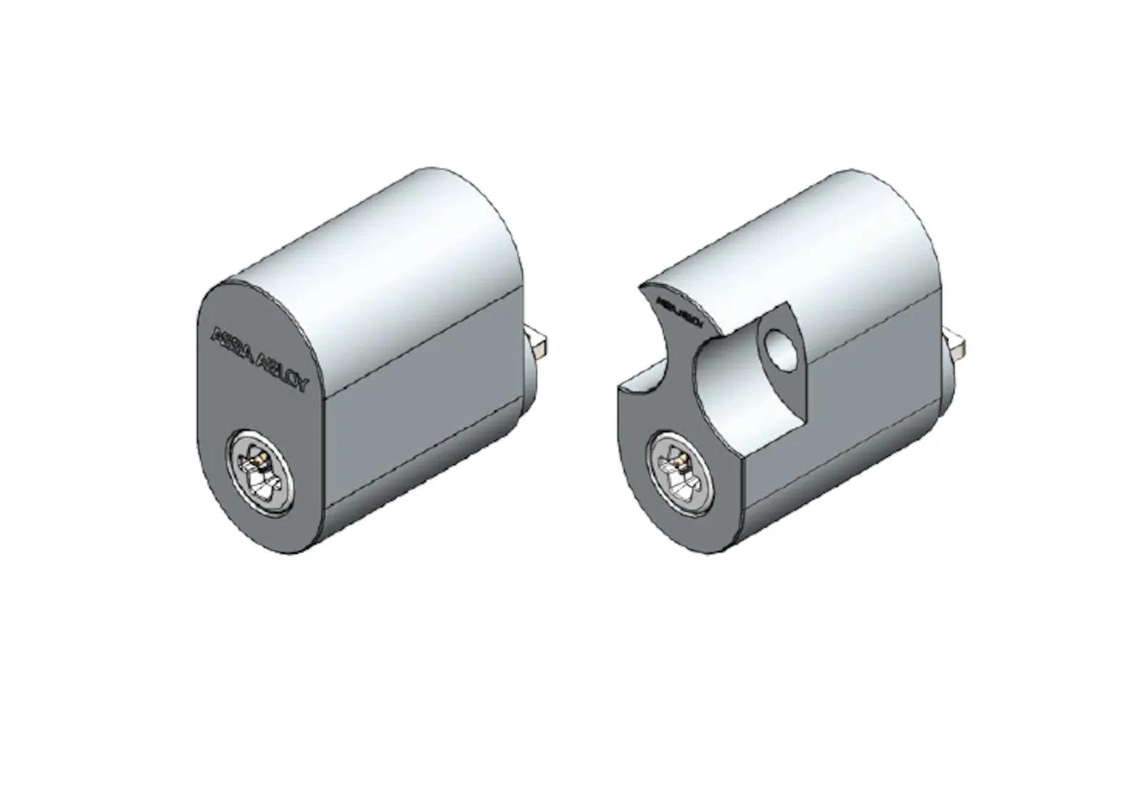 Electronic oval cylinder PULSE P100