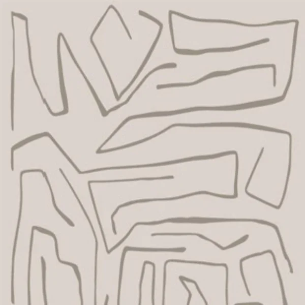 Beige Abstract Residential carpet