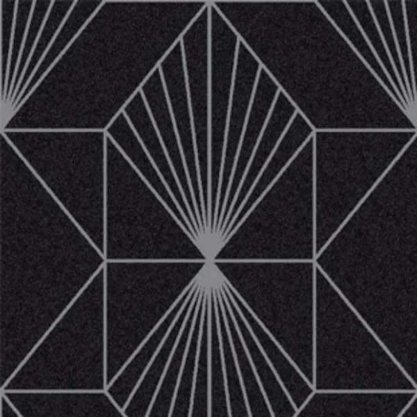Black Cut Contemporary Retail kovrolin