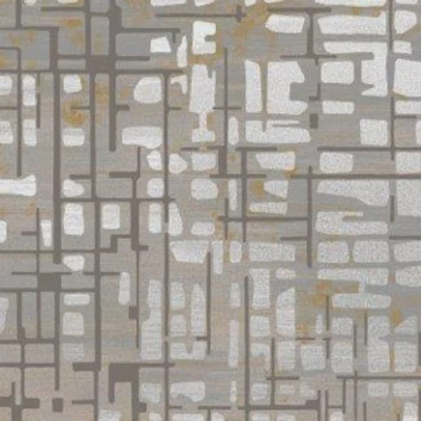 Gray Circle Modern Corridor carpet