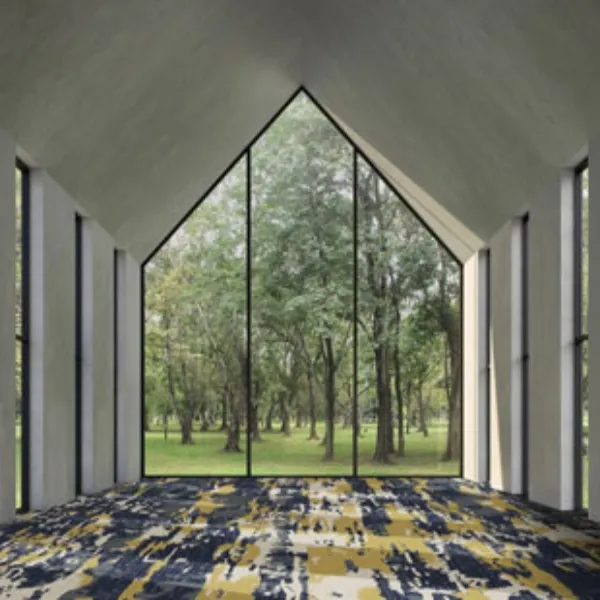 Green Abstract Residential carpet