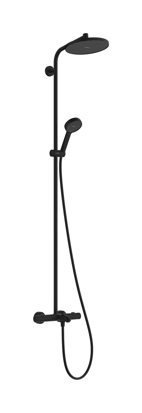 Activera S Душевая стойка Showerpipe 240 1jet EcoSmart с термостатом для ванны Ecostat Fine