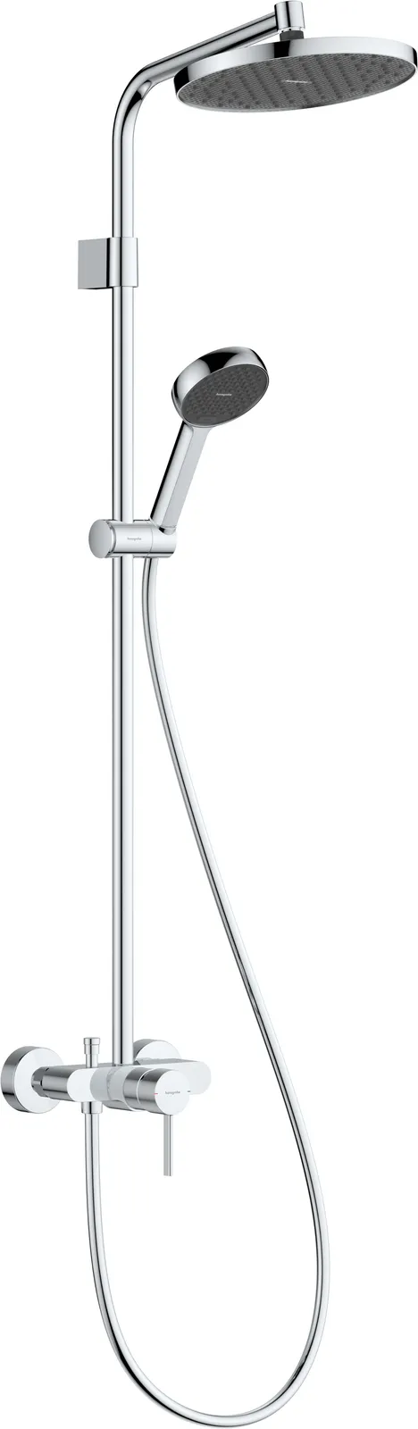 Activera S Душевая стойка Showerpipe 240 1jet EcoSmart с однорычажным смесителем Varia