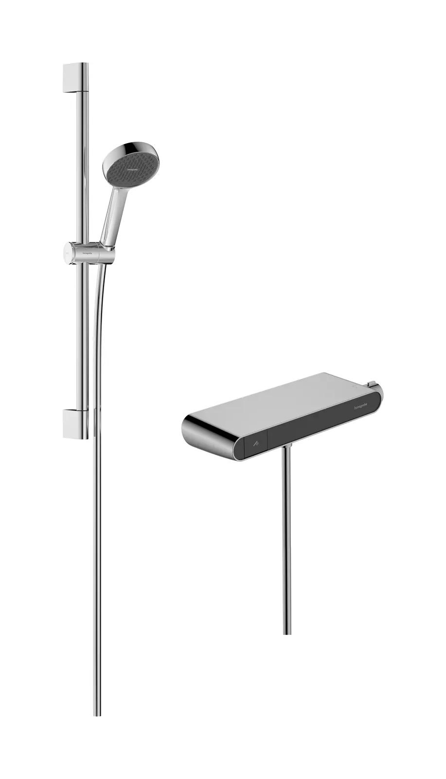 Activera Select S Душевая система для открытого монтажа 95 2jet EcoSmart с ShowerTablet Select 360 и душевой штангой 65 см