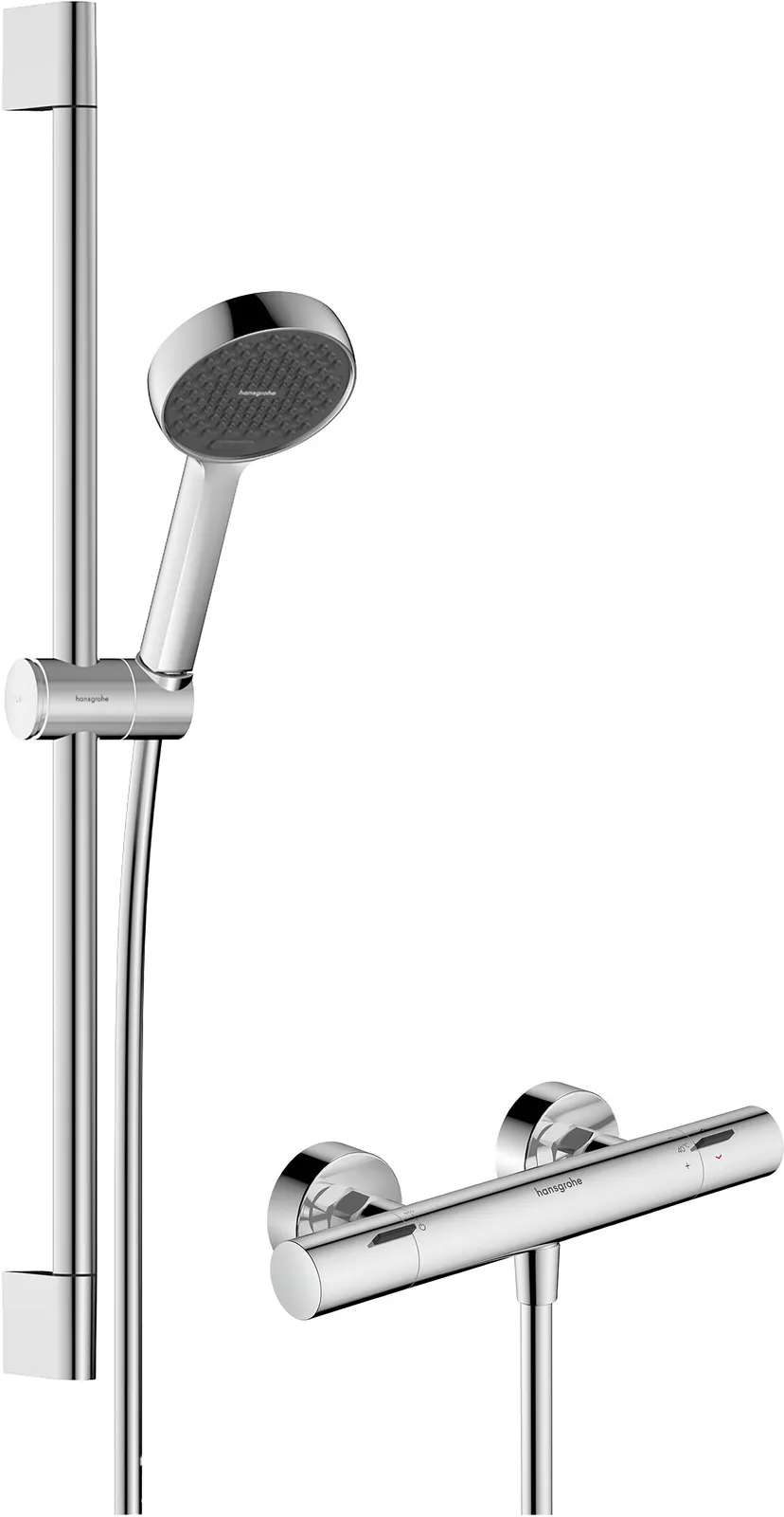 Activera Select S Душевая система для открытого монтажа 95 2jet EcoSmart с Ecostat Fine и душевой штангой 65 см
