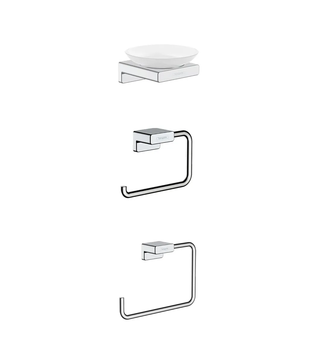 AddStoris Addstoris Cloakroom, sovundon bilan, towel ring, rulon ushlagichi