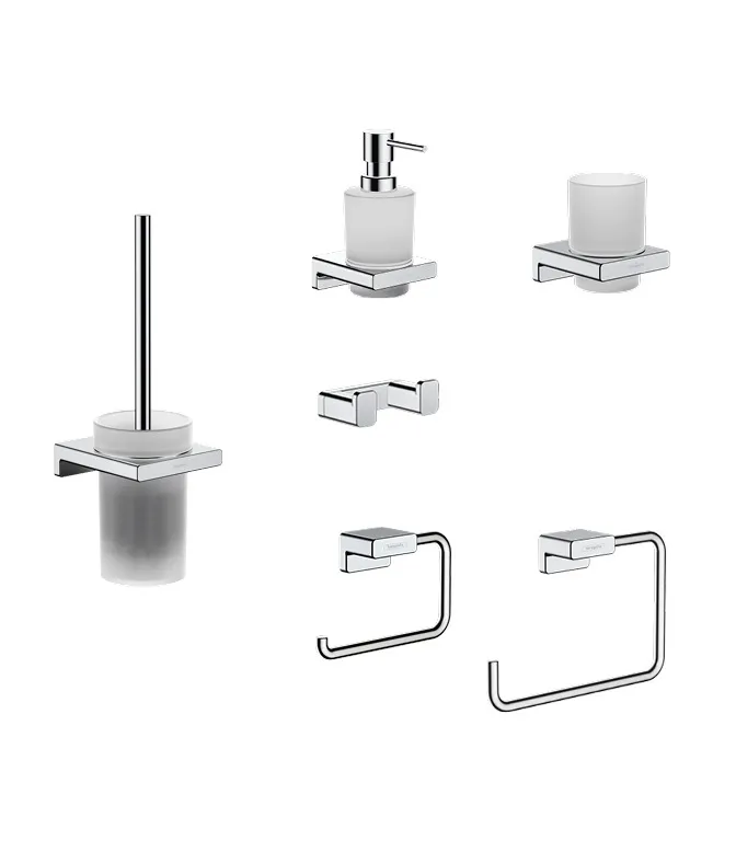 AddStoris Addstoris Cloakroom, sovundon bilan, towel ring, rulon ushlagichi