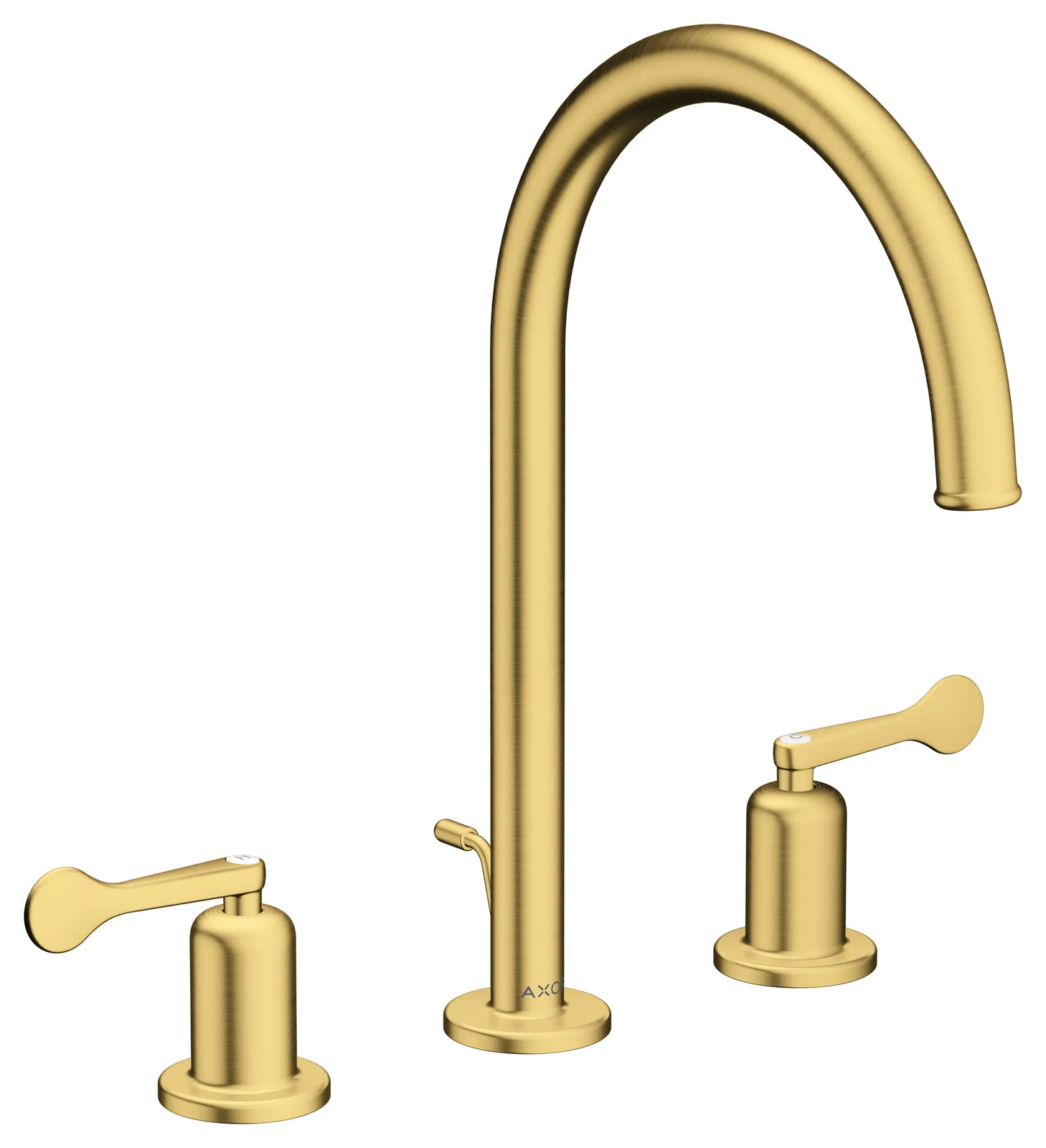 AXOR Archivio Basin mixer 190 3-hole with lever handles and pop-up waste