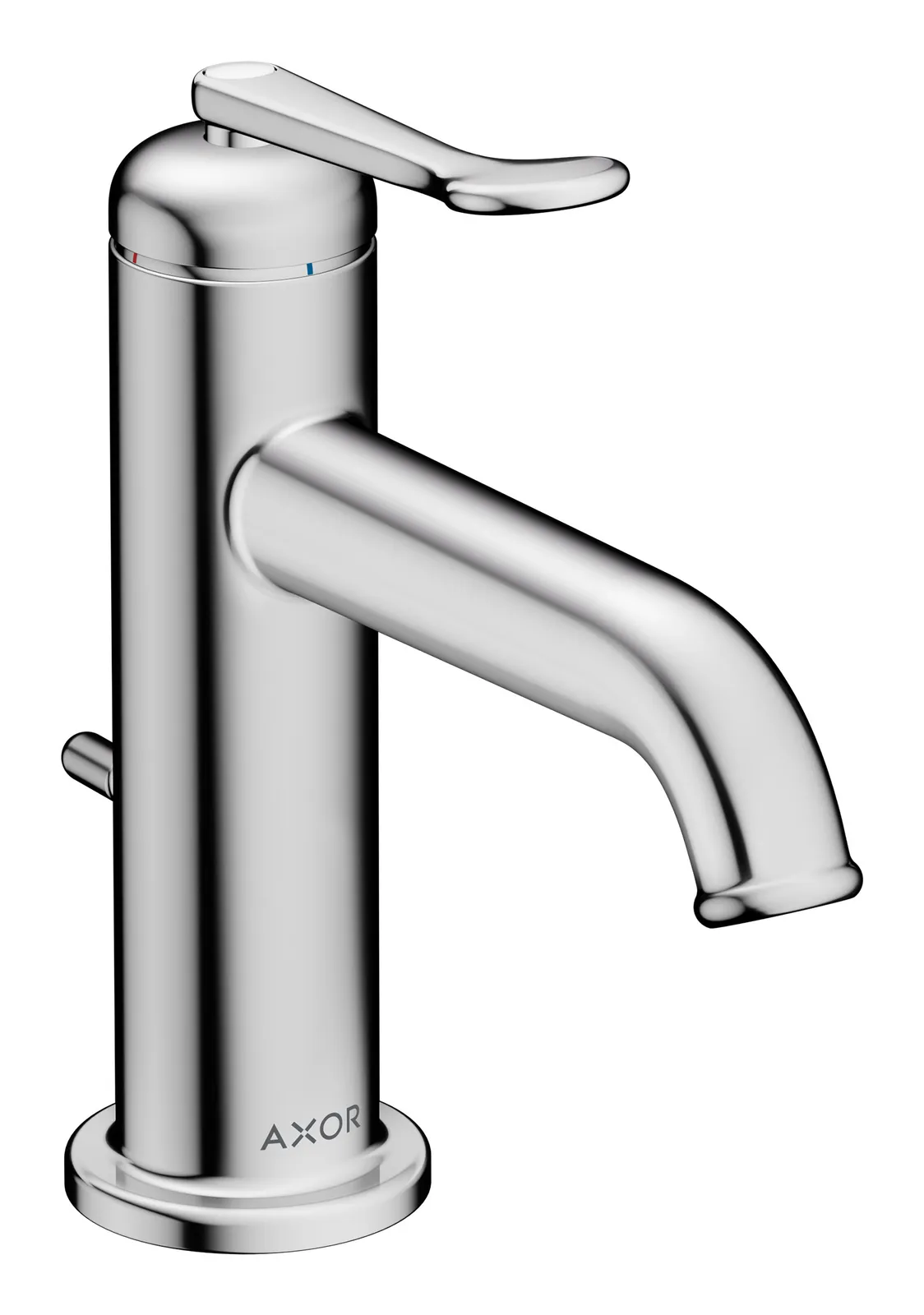 AXOR Archivio Bir dastali lavabo aralashtirgichi 90 CoolStart, pop-up drenaj klapani bilan