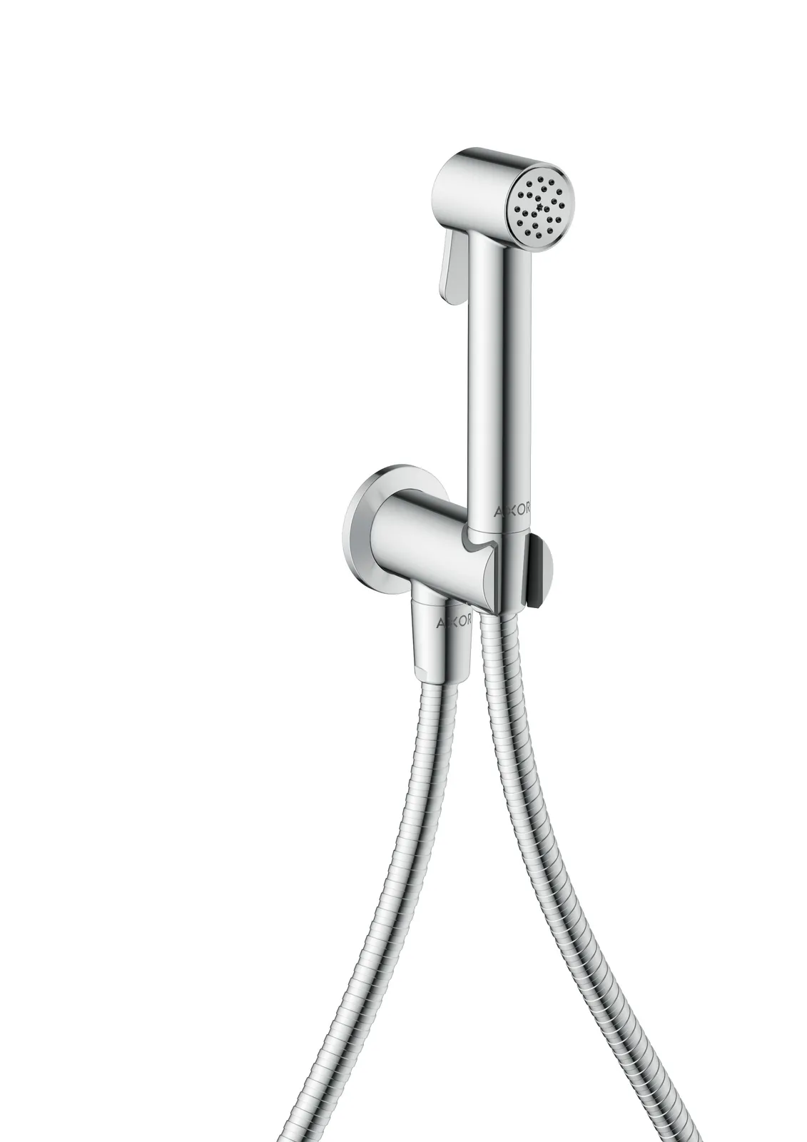 AXOR Bidette Showers Гигиенический душ 1jet round для холодной воды с держателем душа и душевым шлангом 1.25 m