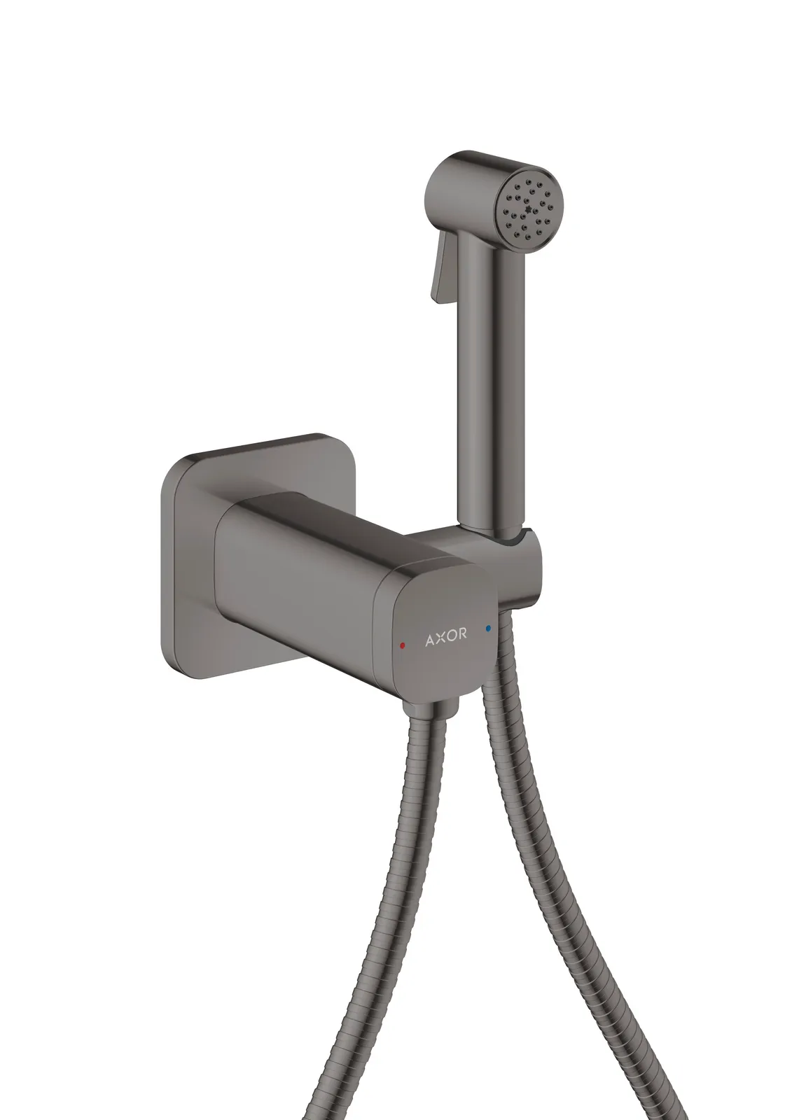 AXOR Bidette Showers Гигиенический душ 1jet softsquare для mixed воды с держателем душа и душевым шлангом 1.25 m