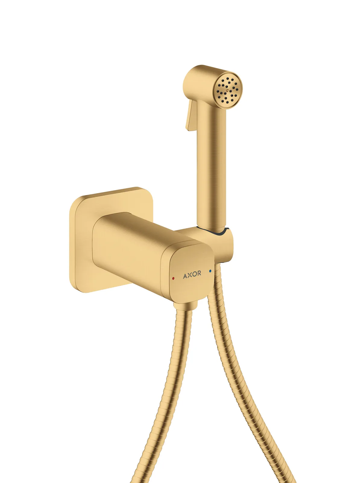 AXOR Bidette Showers Гигиенический душ 1jet softsquare для mixed воды с держателем душа и душевым шлангом 1.25 m