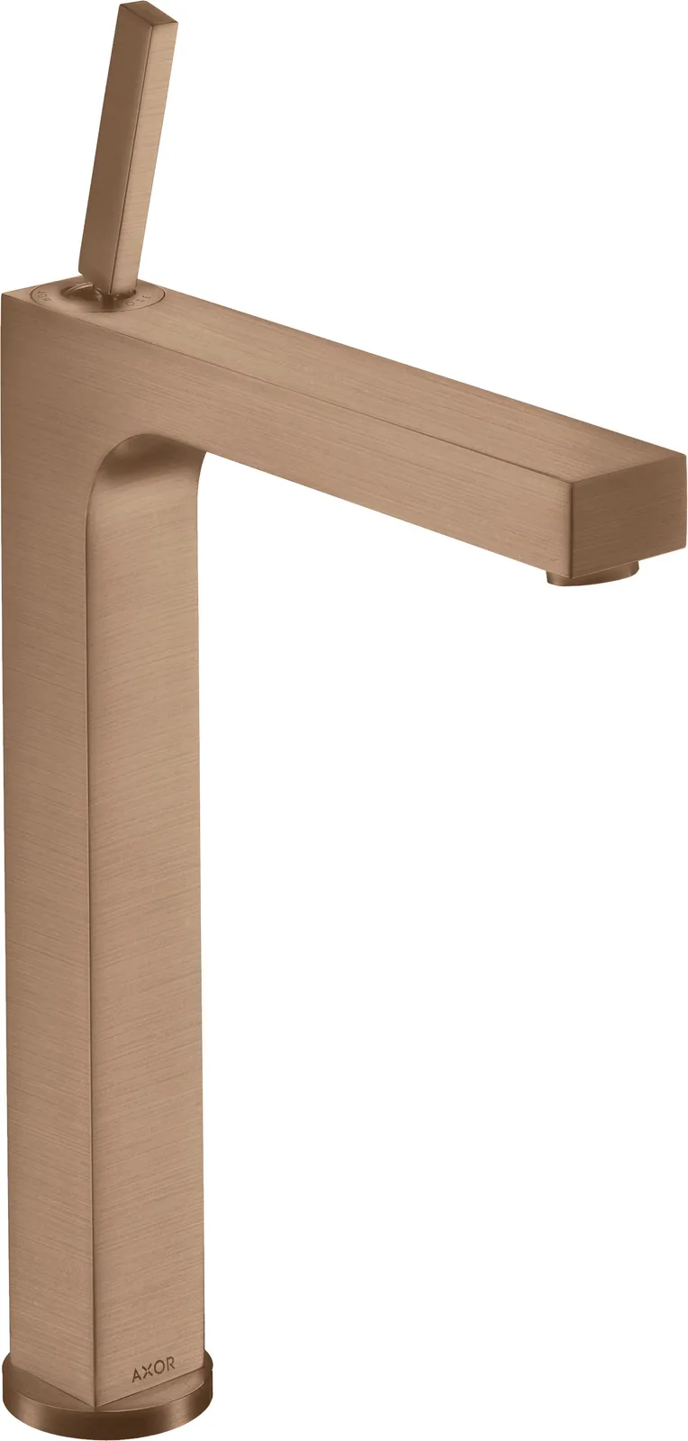 AXOR Citterio Single-lever basin mixer 280 with pin handle for vessel basins with pop-up waste