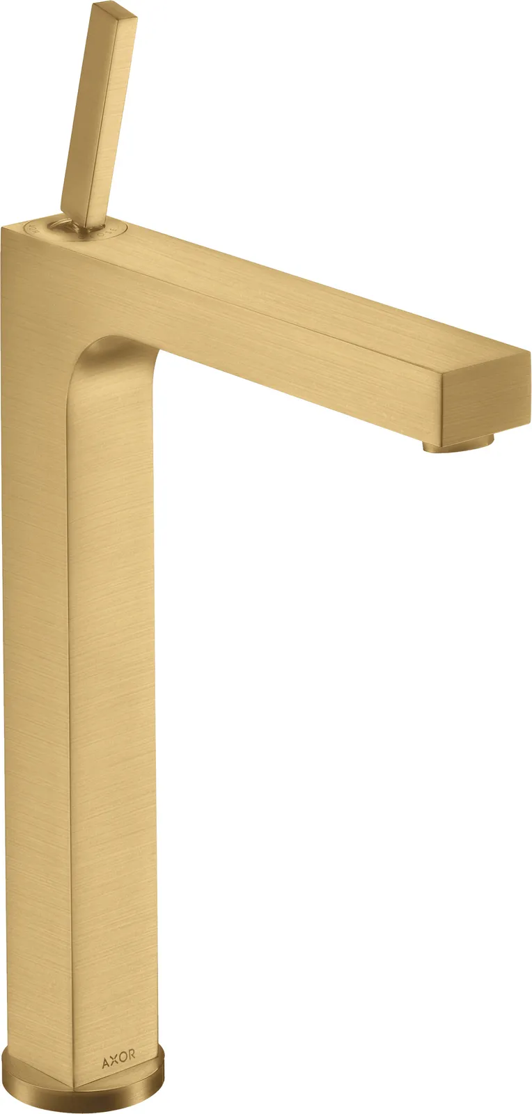 AXOR Citterio Single-lever basin mixer 280 with pin handle for vessel basins with pop-up waste