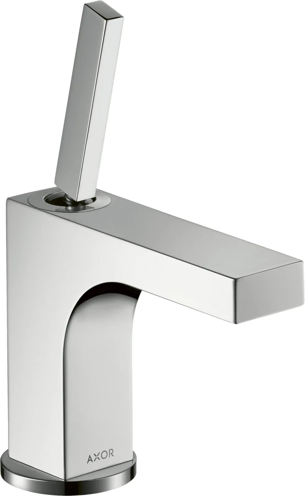 AXOR Citterio Single-lever basin mixer 90 with pin handle for hand wash basins with pop-up waste