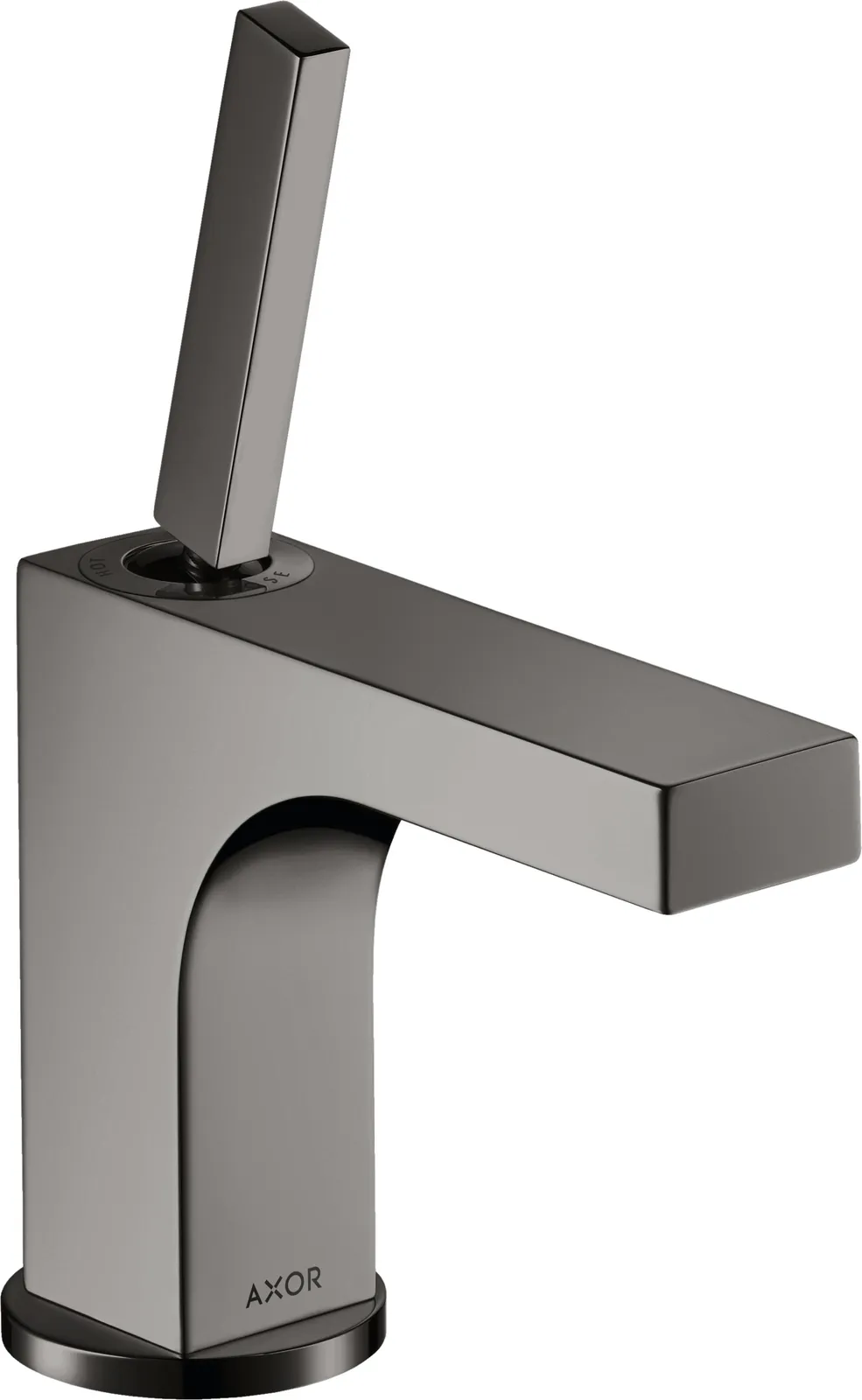 AXOR Citterio Single-lever basin mixer 90 with pin handle for hand wash basins with pop-up waste