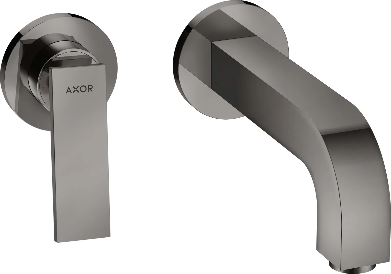 AXOR Citterio Однорычажный смеситель для раковины для скрытого монтажа, настенного с рычажной ручкой, изливом 220 мм и escutcheons