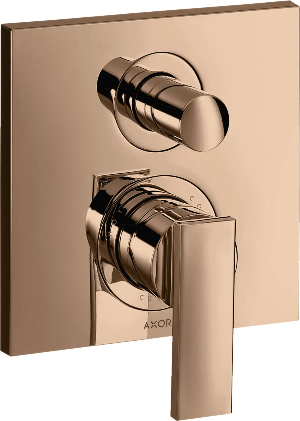 AXOR Citterio Single-lever bath mixer for concealed installation with lever handle and integrated safety combination to EN 1717