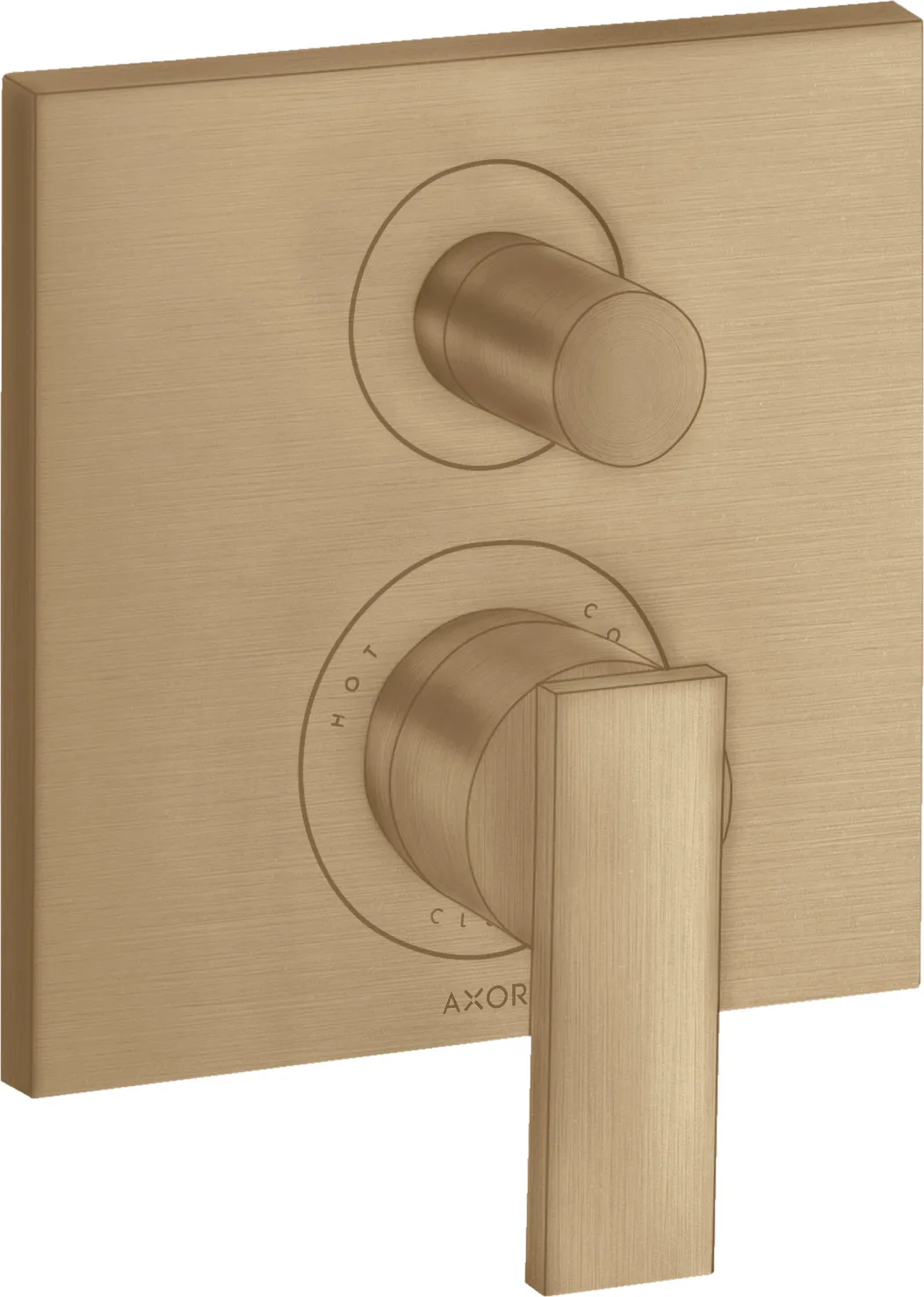 AXOR Citterio Single-lever bath mixer for concealed installation with lever handle and integrated safety combination to EN 1717