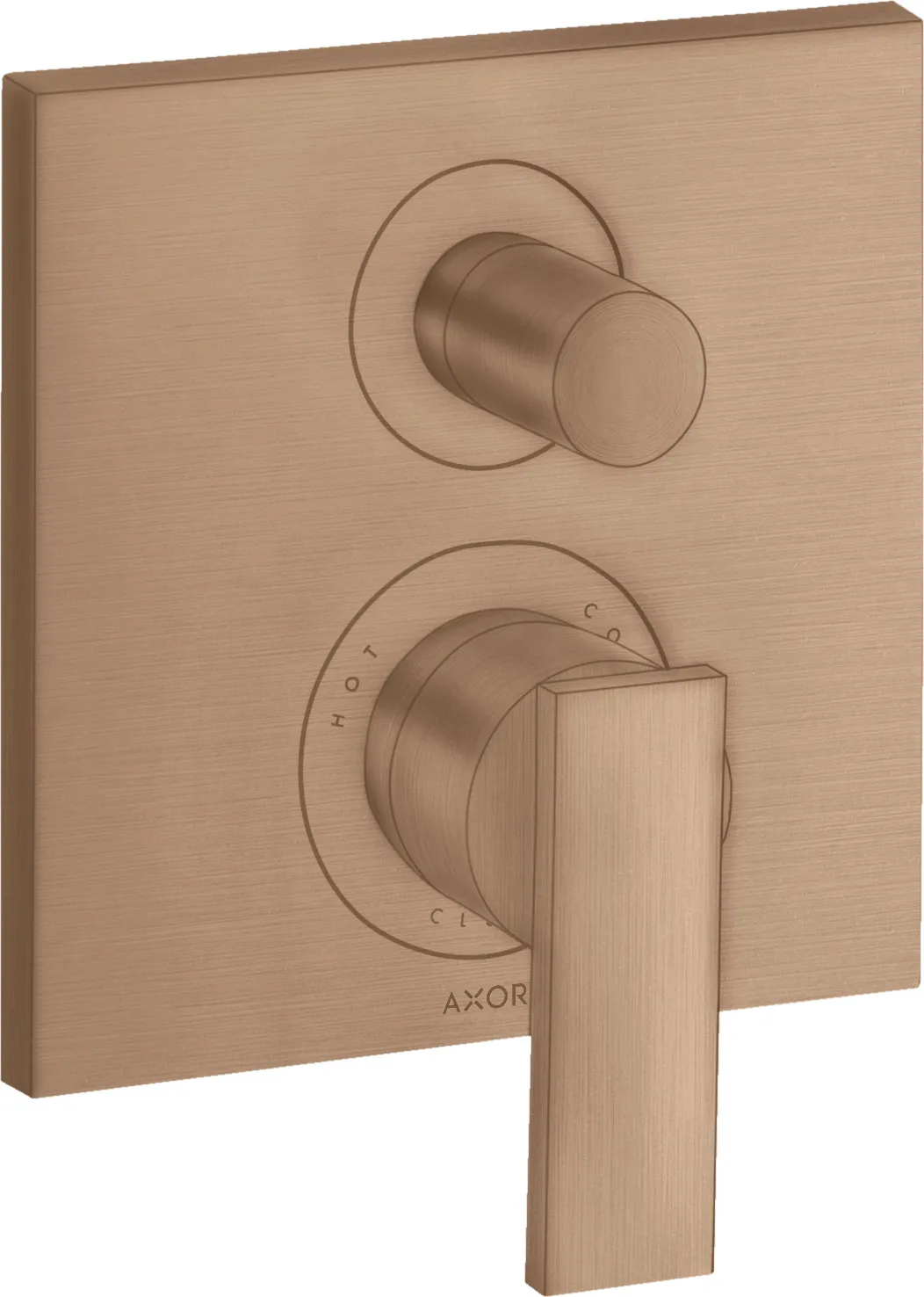 AXOR Citterio Single-lever bath mixer for concealed installation with lever handle and integrated safety combination to EN 1717