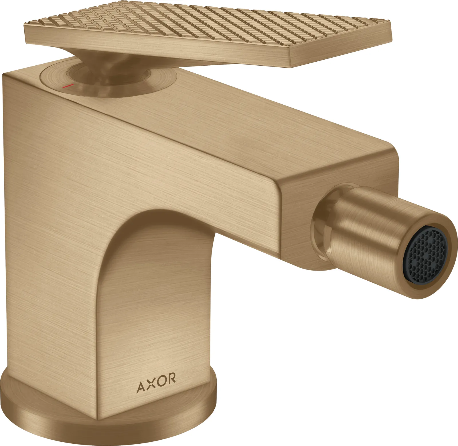 AXOR Citterio Single-lever bidet mixer with lever handle and pop-up waste - rhombic cut