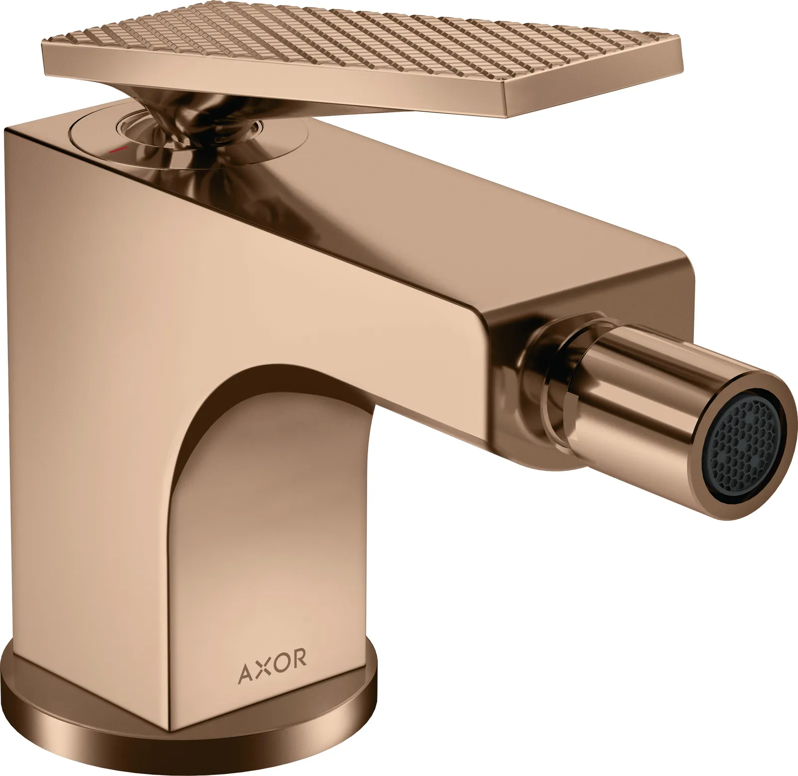 AXOR Citterio Single-lever bidet mixer with lever handle and pop-up waste - rhombic cut