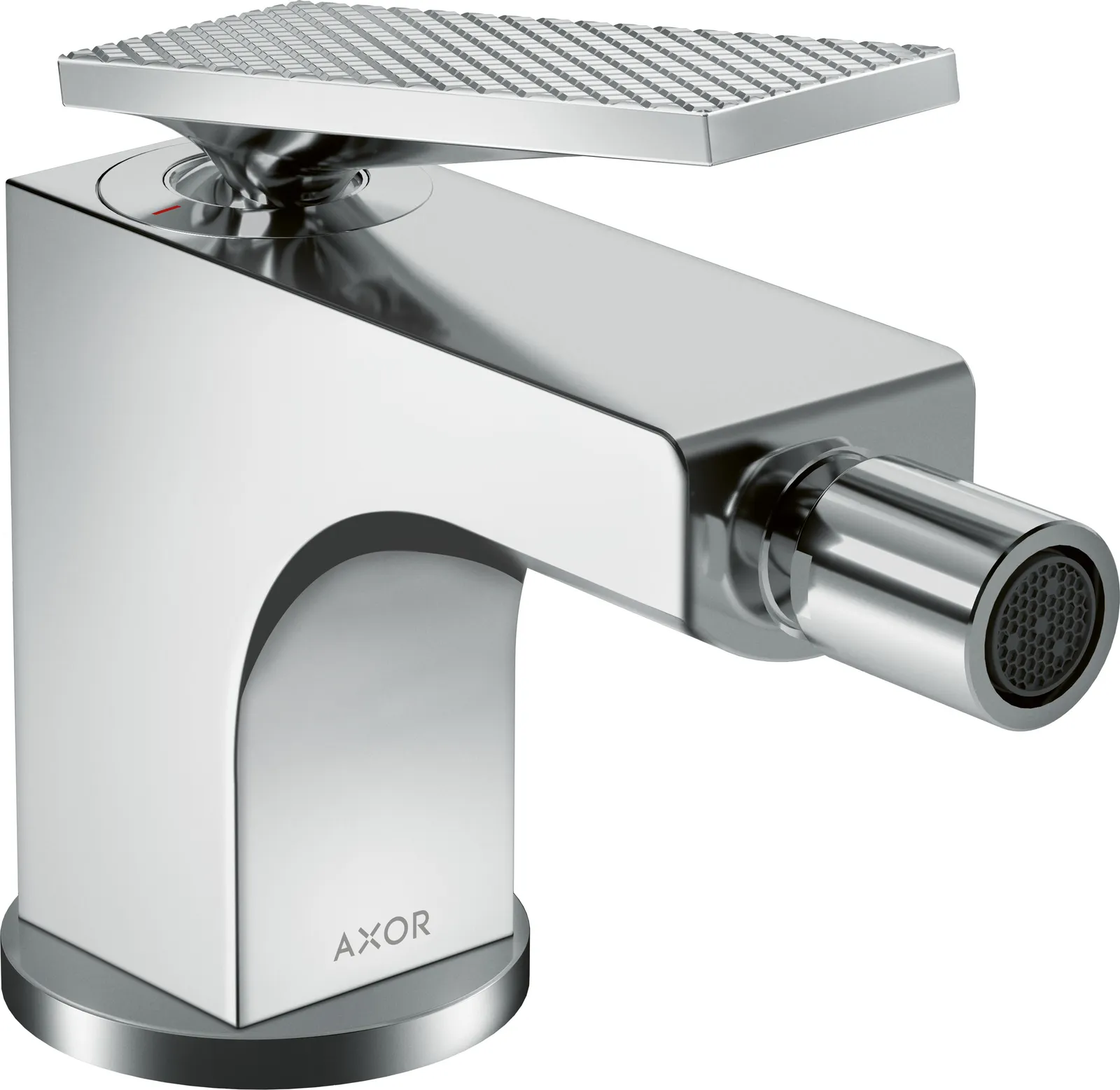 AXOR Citterio Single-lever bidet mixer with lever handle and pop-up waste - rhombic cut