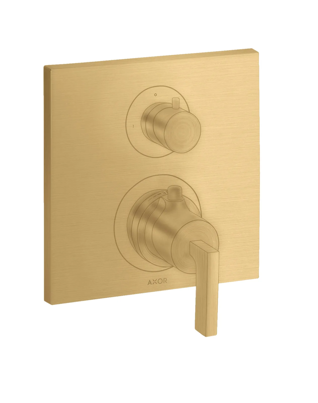 AXOR Citterio Concealed thermostat with shut-off/ flow diverter and lever handle