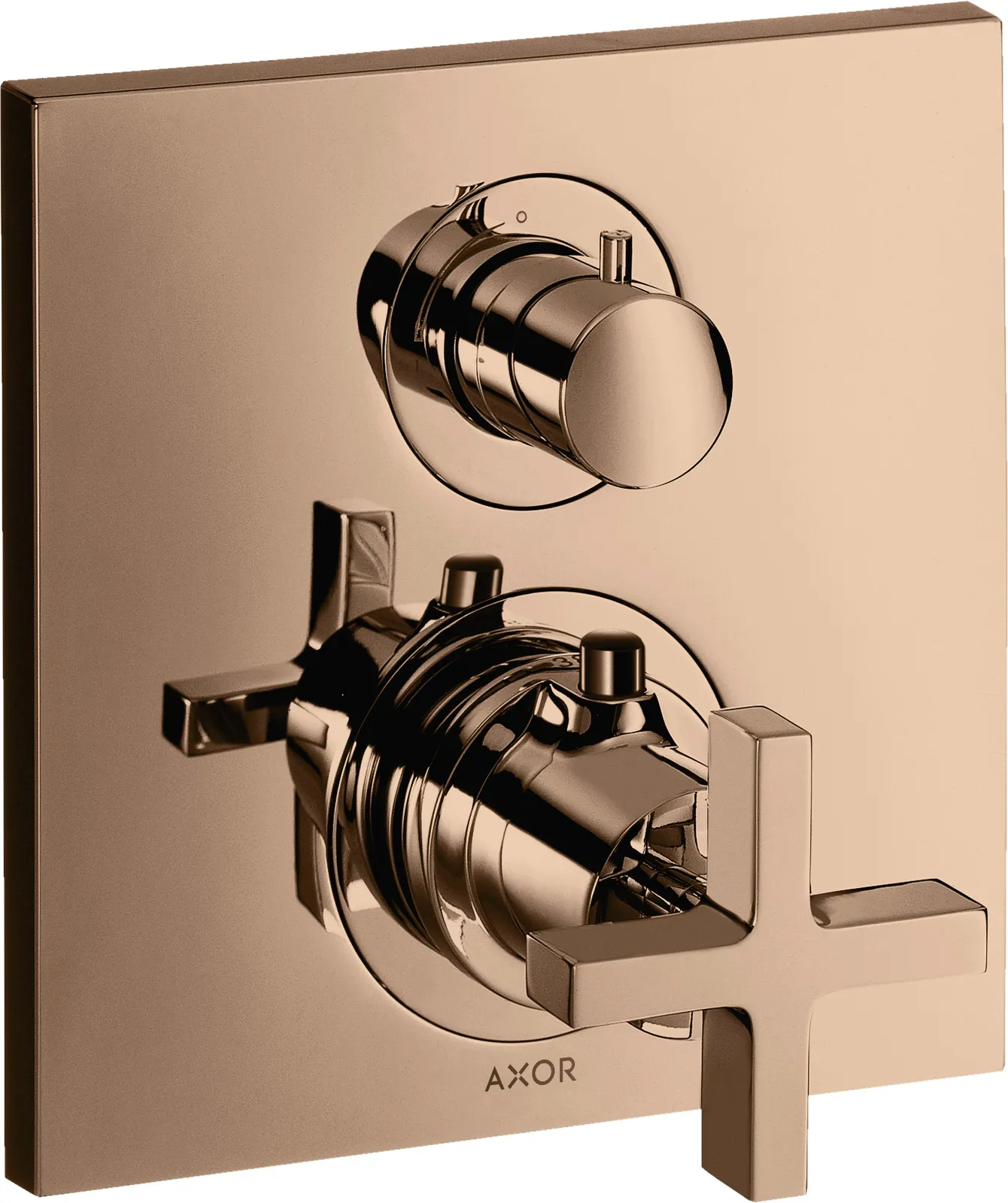 AXOR Citterio Concealed thermostat with shut-off/ flow diverter and cross handle