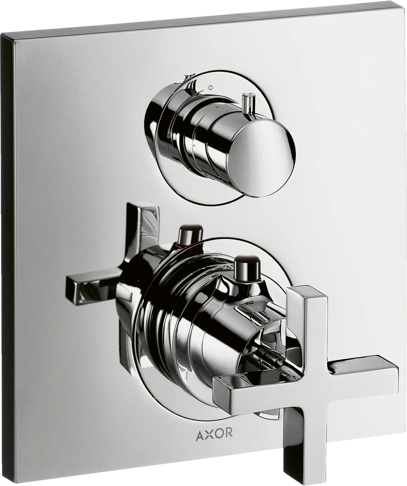 AXOR Citterio Concealed thermostat with shut-off/ flow diverter and cross handle