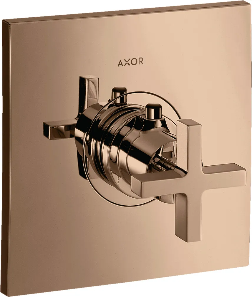AXOR Citterio Termostat HighFlow, yashirin montaj uchun, xochsimon dasta bilan