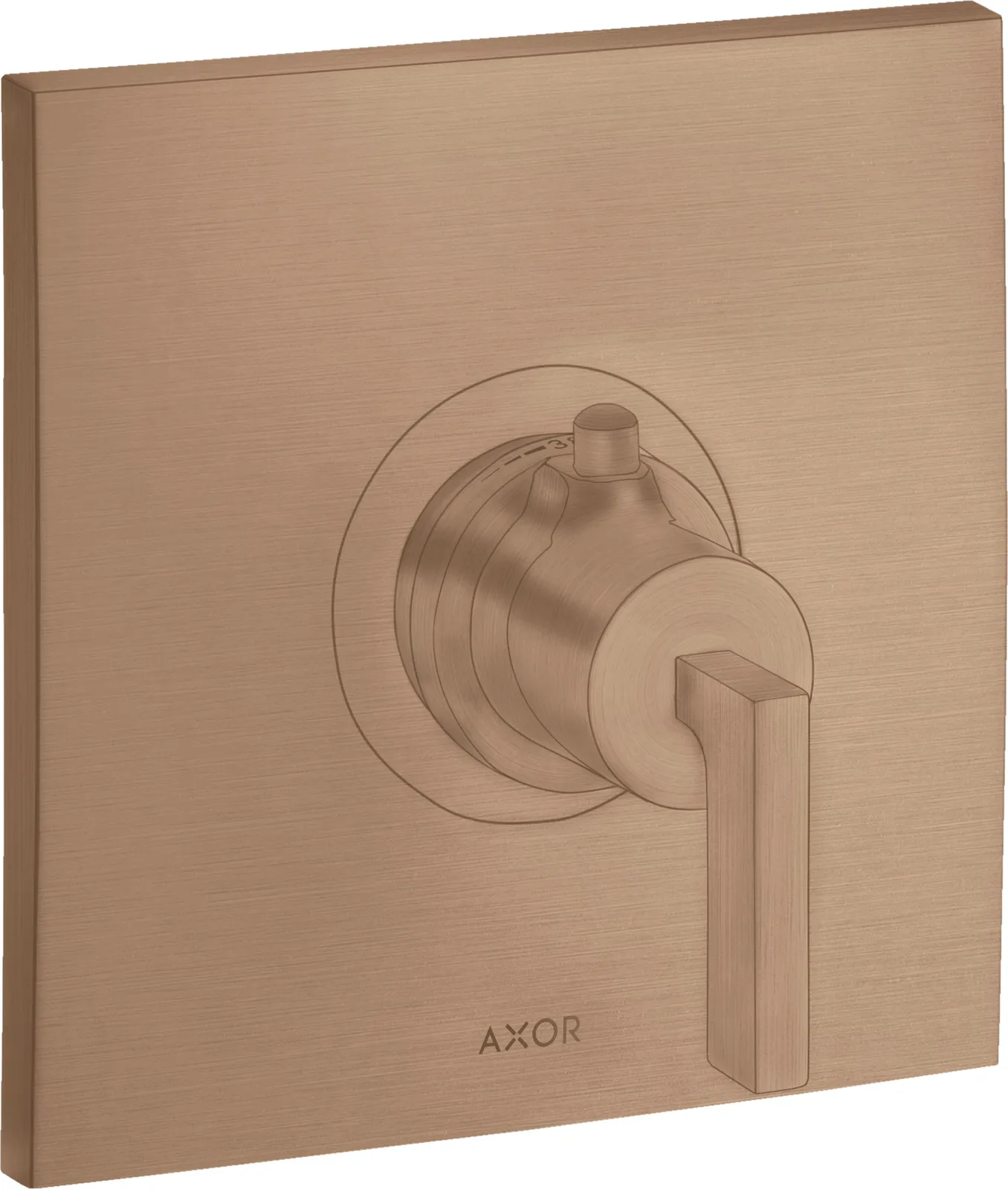 AXOR Citterio Termostat HighFlow, yashirin montaj uchun, richagli dasta bilan