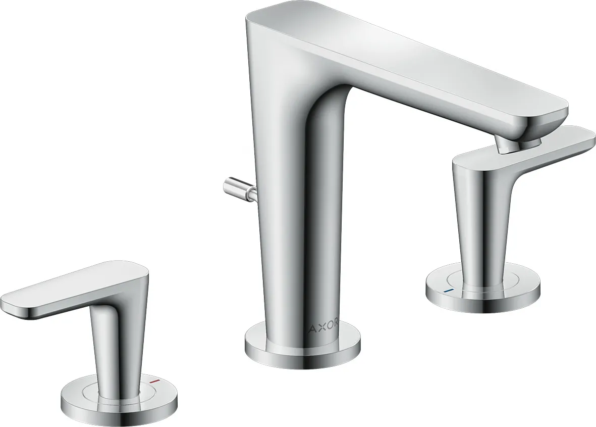 AXOR Citterio C Basin mixer 125 3-hole with pop-up waste