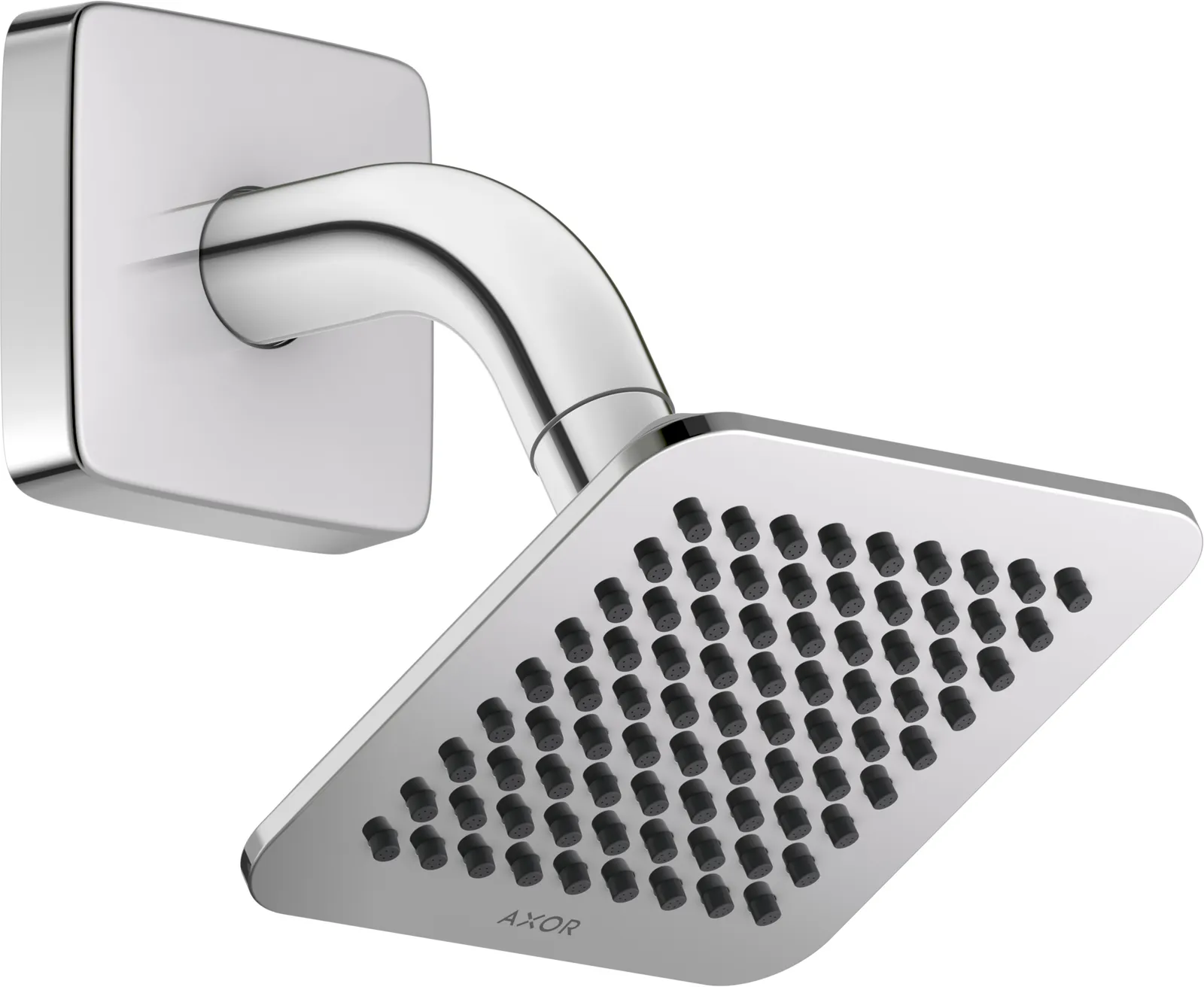 AXOR Citterio C Yuqori dush 120/120 1jet 2.5 GPM, dush kronshteyni bilan