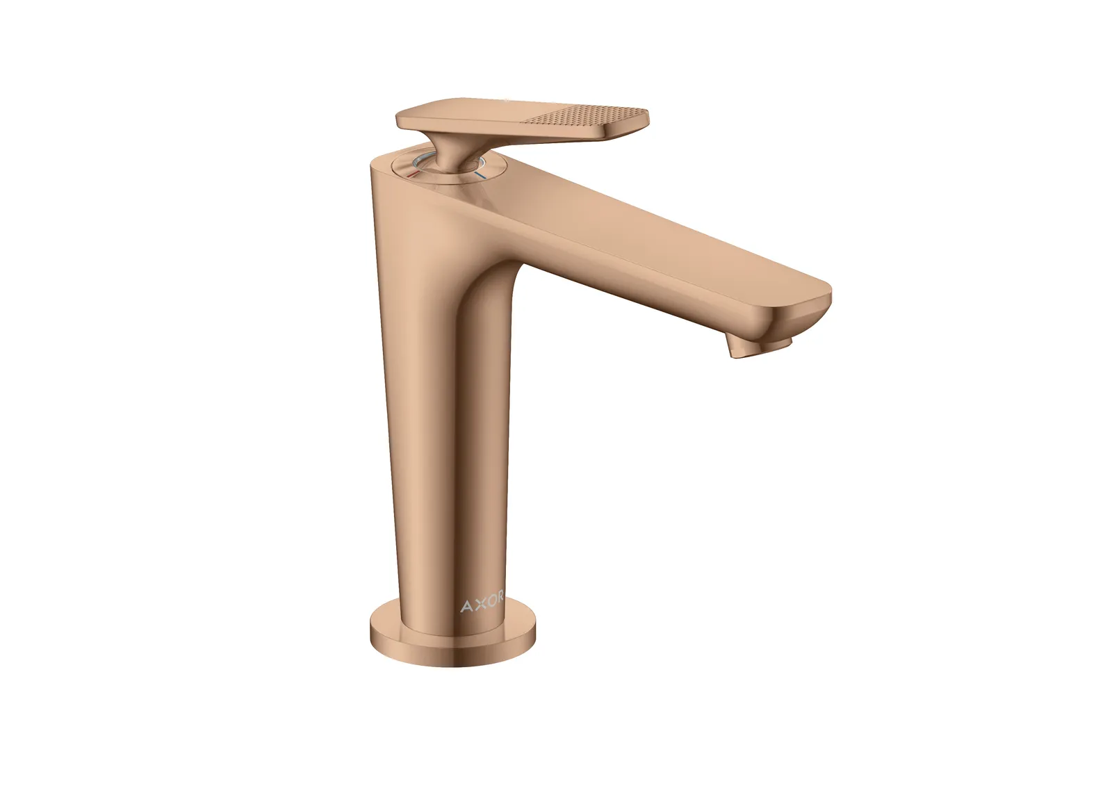 AXOR Citterio C Single-lever basin mixer 125 with CoolStart and push-open waste - cubic cut