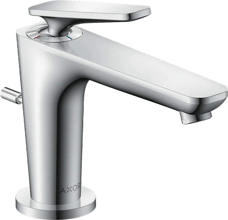 AXOR Citterio C Однорычажный смеситель для раковины 90 с CoolStart для hand washbasins и донного клапана pop-up