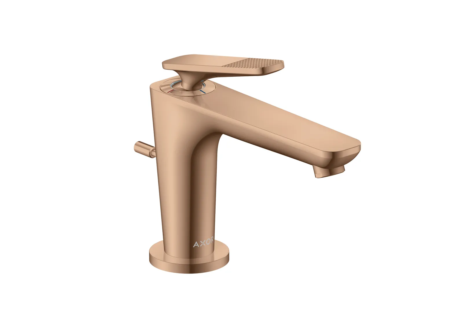 AXOR Citterio C Однорычажный смеситель для раковины 90 с CoolStart для hand washbasins и донного клапана pop-up - cubic cut