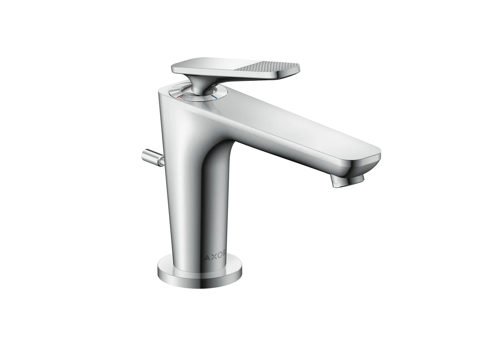 AXOR Citterio C Однорычажный смеситель для раковины 90 с CoolStart для hand washbasins и донного клапана pop-up - cubic cut