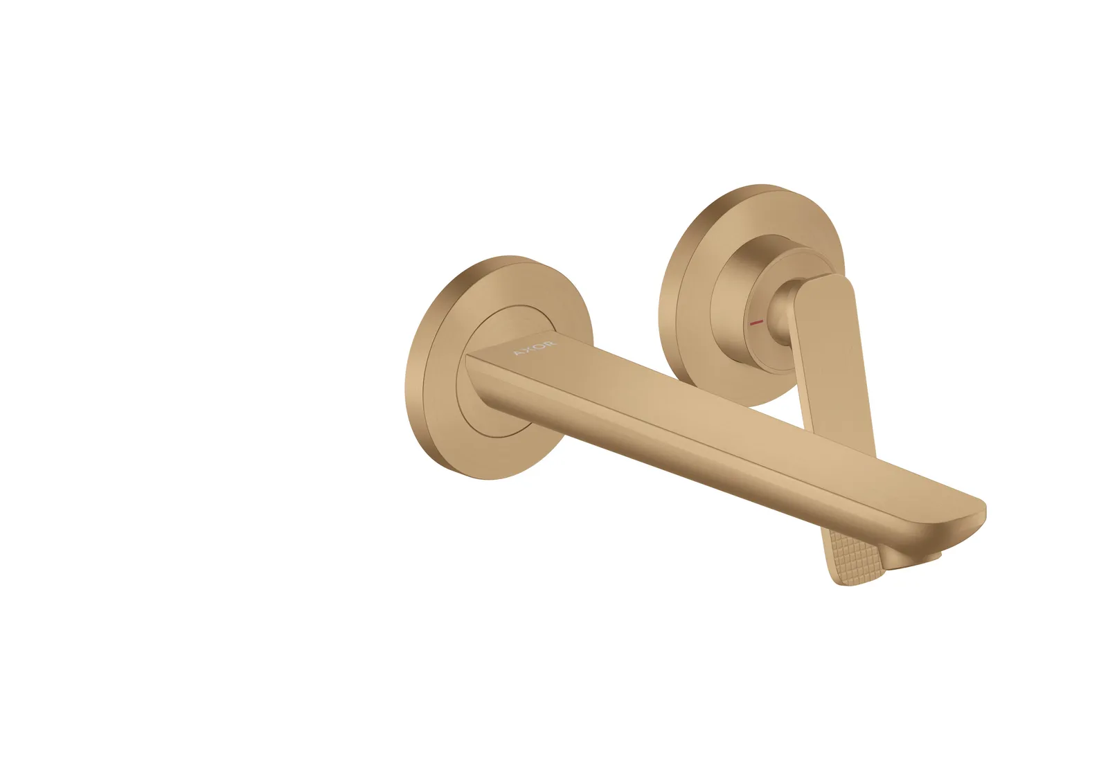 AXOR Citterio C Bir dastali lavabo aralashtirgichi, yashirin montaj, devorga uchun, joʻmrak 195 mm - cubic cut bilan