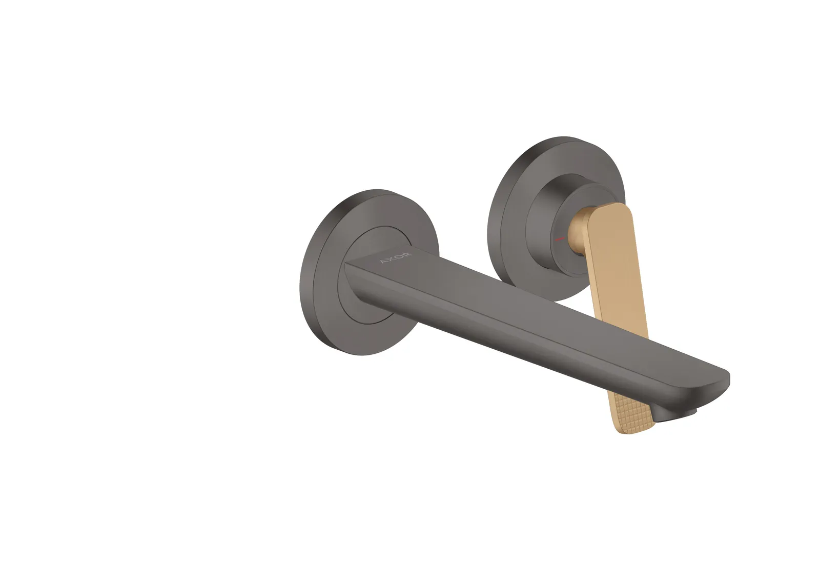 AXOR Citterio C Single-lever basin mixer for concealed wall-mounted installation with spout 195 mm - cubic cut (highlight: handle)