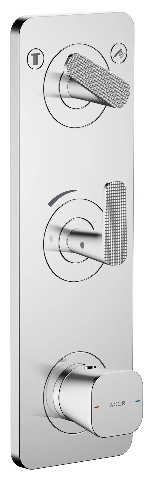 AXOR Citterio C Термостатический модуль 380/120 для скрытого монтажа с plate для 2 функций - cubic cut