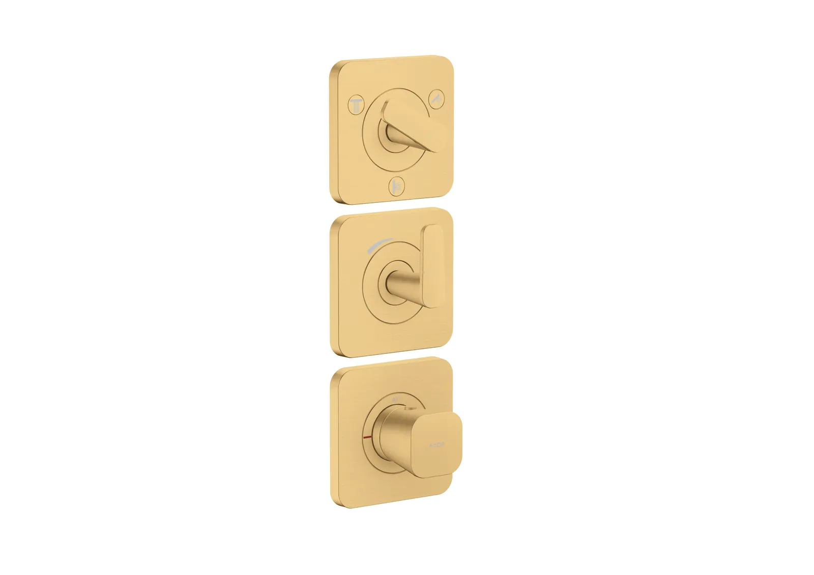 AXOR Citterio C Термостатический модуль 380/120 для скрытого монтажа с escutcheons для 3 функций