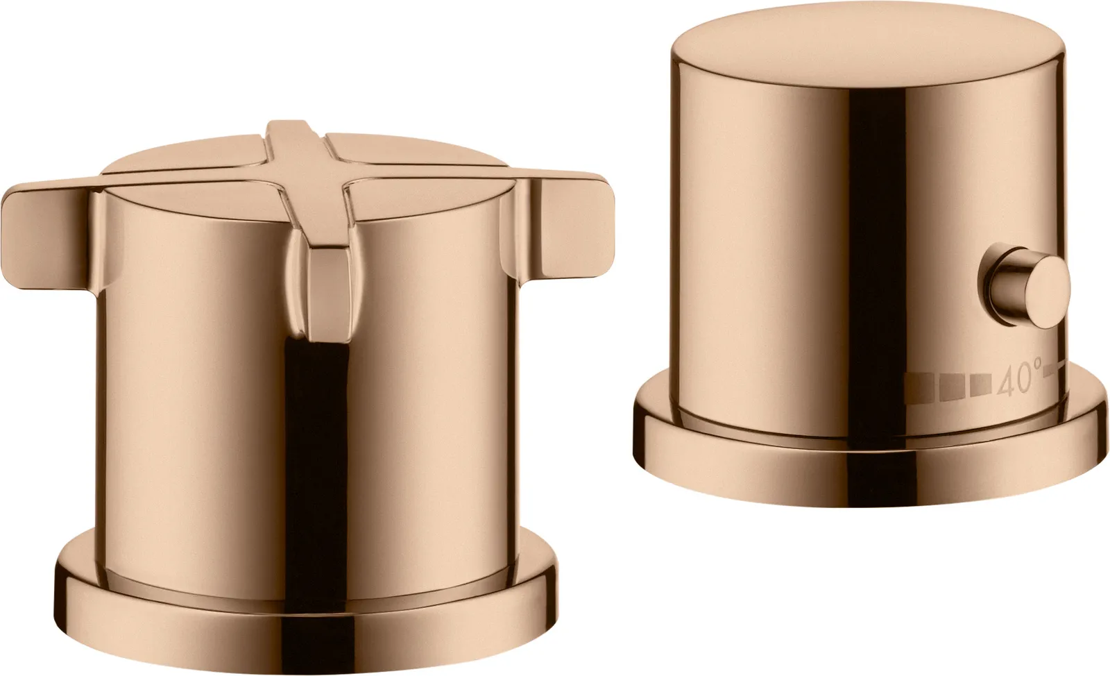AXOR Citterio E Thermostatic bath-rim mixer 2-hole