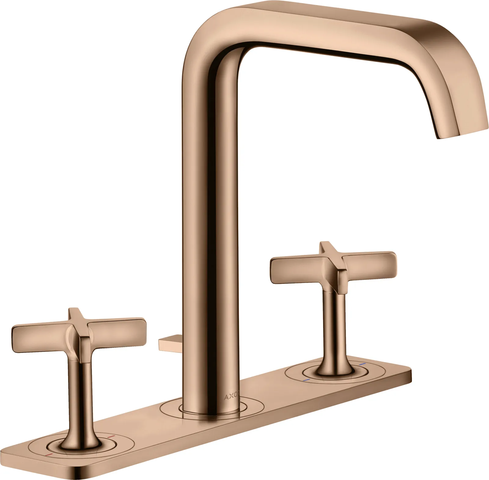 AXOR Citterio E Basin mixer 170 3-hole with plate and pop-up waste