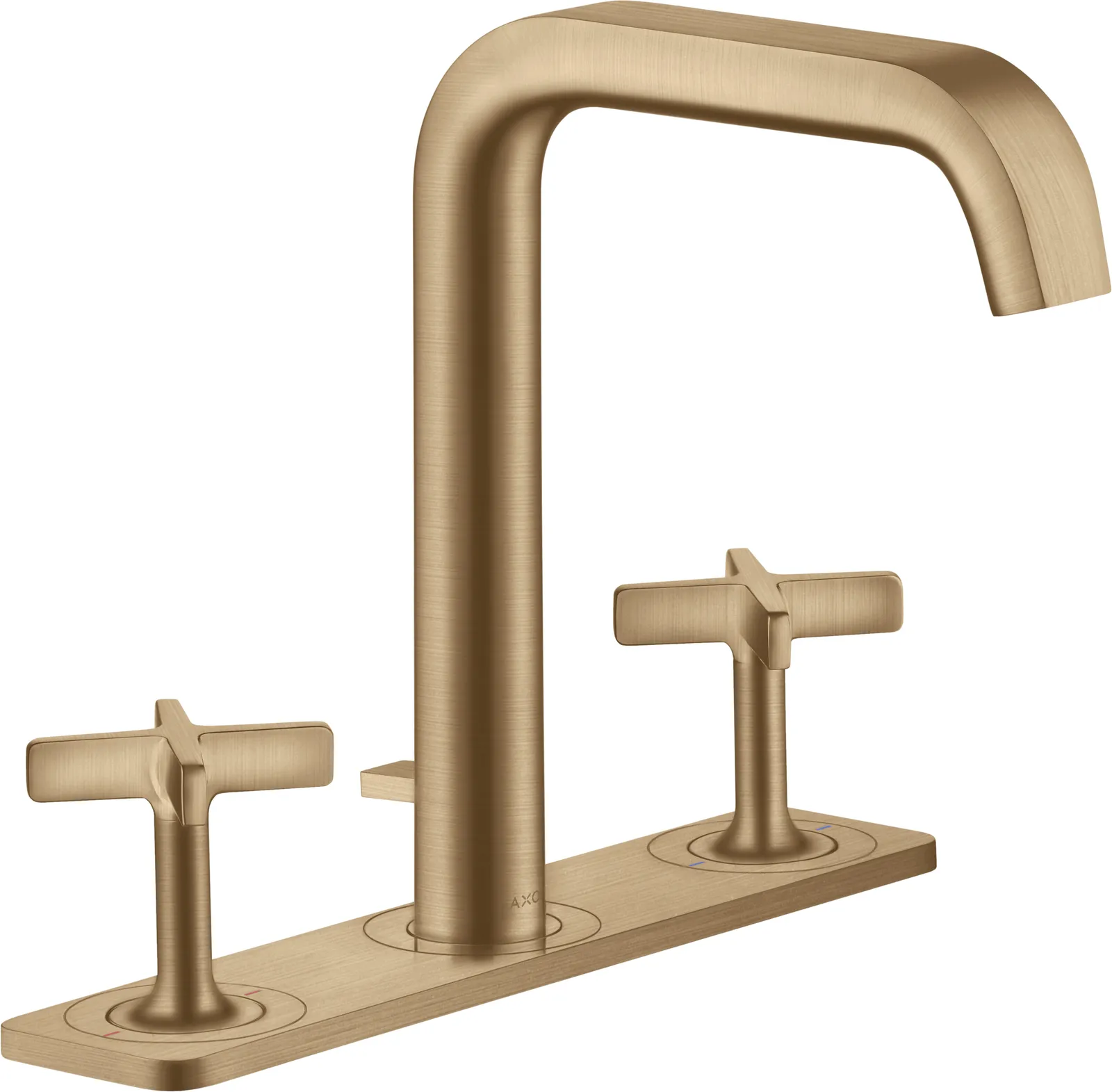 AXOR Citterio E Basin mixer 170 3-hole with plate and pop-up waste