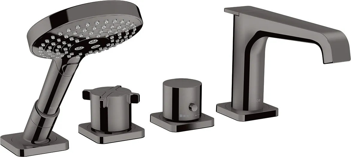 AXOR Citterio E Thermostatic bath-rim mixer 4-hole