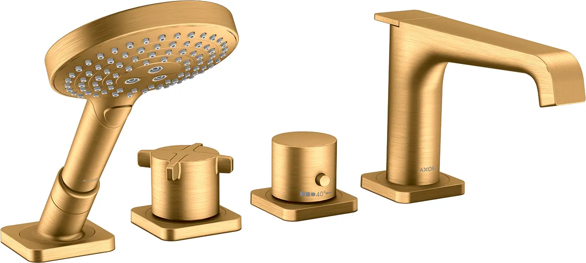 AXOR Citterio E Thermostatic bath-rim mixer 4-hole